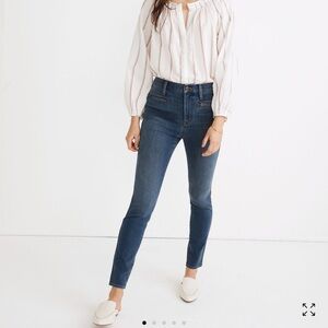 Madewell 10" High-Rise Roadtripper Jeggings in Ellerby Wash: Zip Pocket Edition